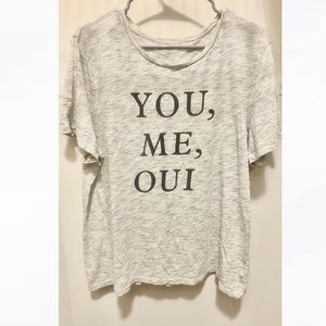 "You, Me, Oui" Tee